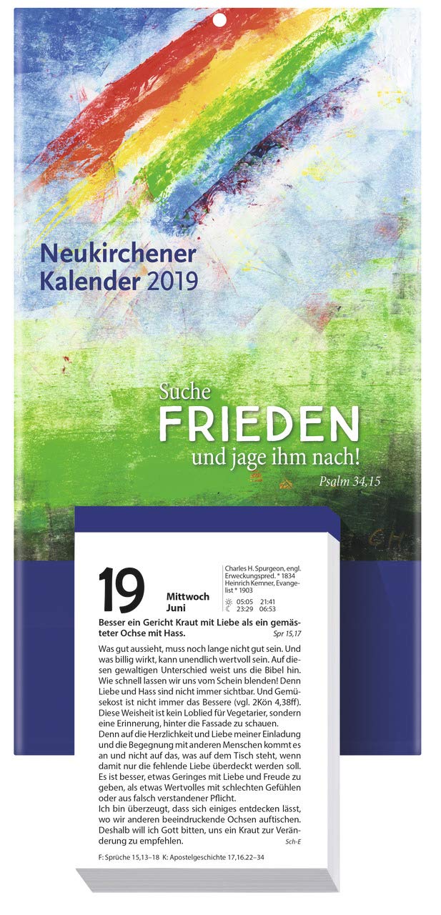 Amazon.com: Neukirchener Kalender 2022. Abreißkalender: 9783965360204
