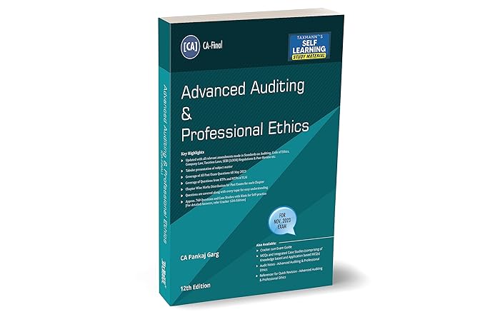 Taxmann's Advanced Auditing & Professional Ethics (Paper 3 | Audit) Most updated & amended study material in simple/concise language & tabular format | CA Final | Nov. 2023 Exam