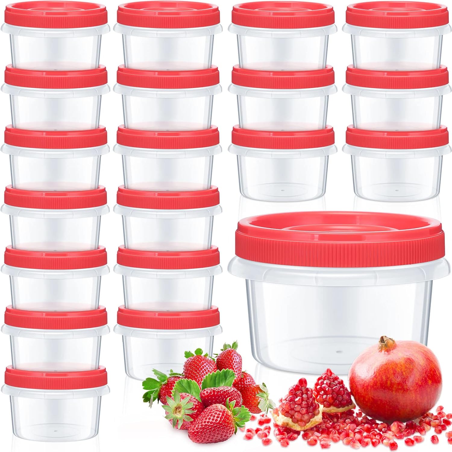 Cunhill 20 Pcs Food Storage Containers Freezer Containers