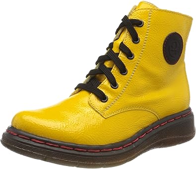 yellow rieker boots