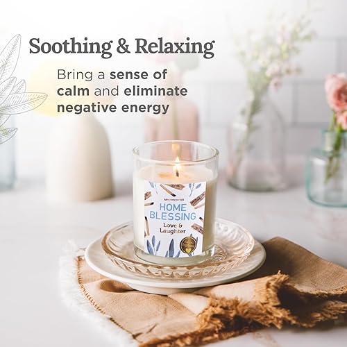 Miniatura 4 de Magnificent 101 Juego de 3 velas de larga duración para el hogar, 3.5 onzas cada una, 42 horas de combustión, vela de cera de soja para limpieza