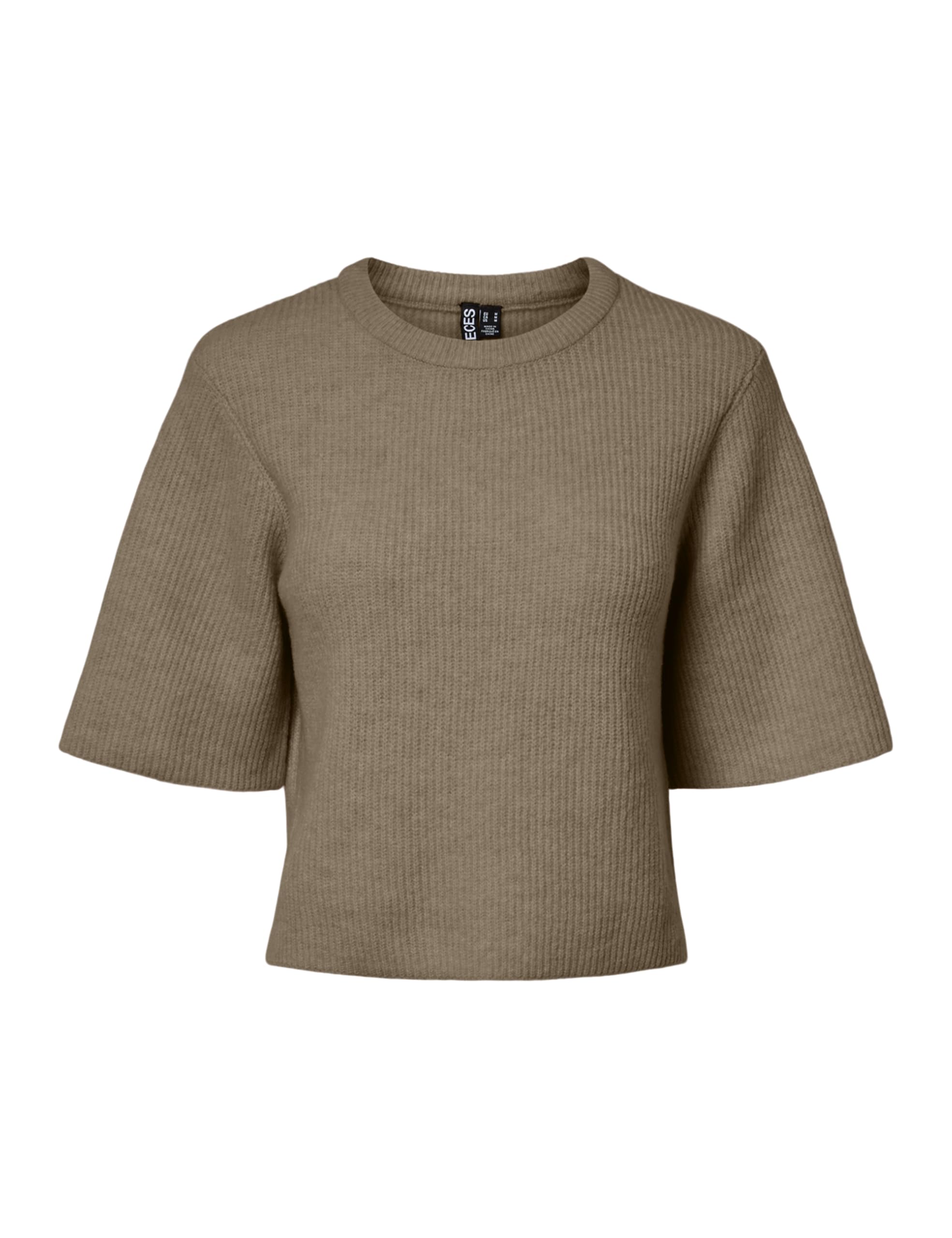 PIECES Damen Pcsilly Ss O-Neck Knit Noos Bc