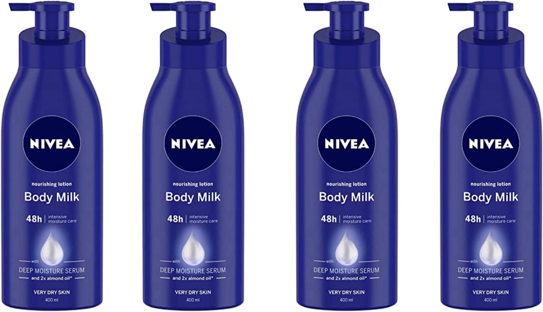 Body Milk Nourishing Lotion (Pack of 4) (1600 ml)