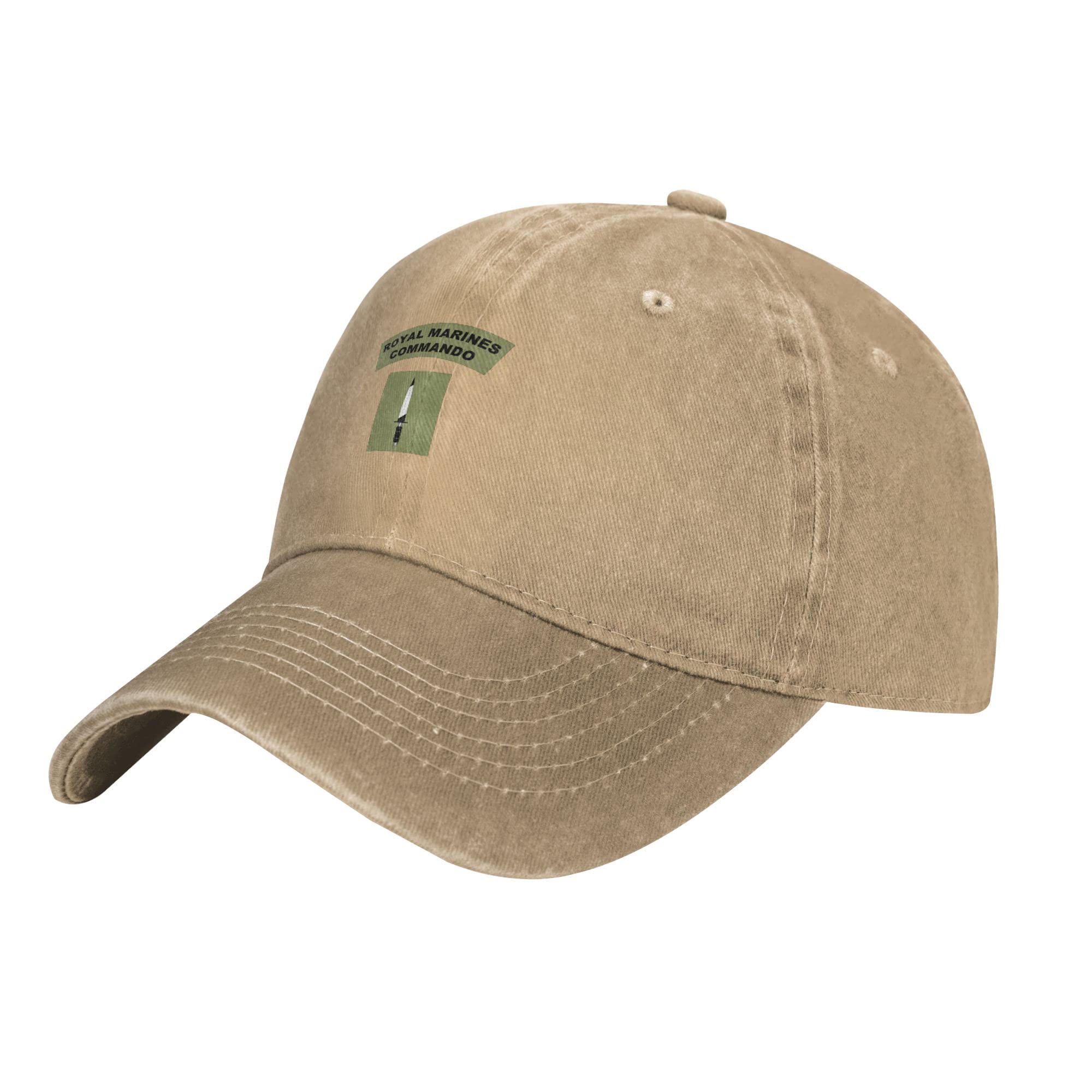 Iubbki Unisex Natural Royal Marines Commando Hat Fashion Casquette For Men Women