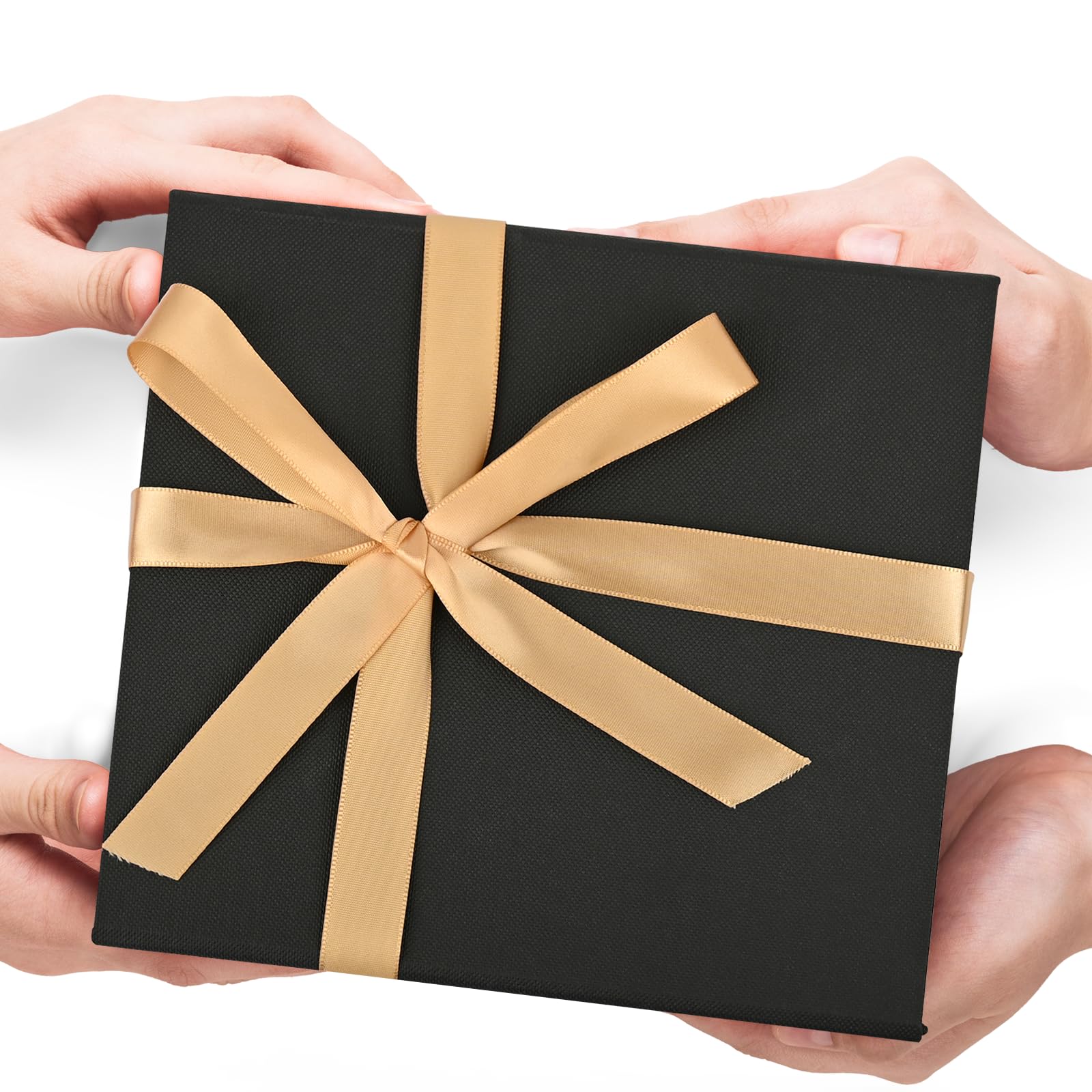 LIFELUM Set di 5 scatole regalo grandi, 20,3 x 17,8 x 7,6 cm, con coperchio magnetico, per regali con nastro, biglietti, carta triturata, regalo per mamma, compleanni, regali di Natale