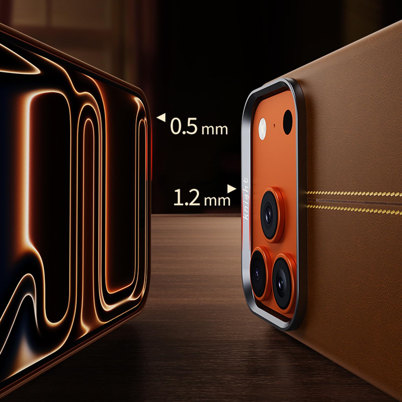 Magnetisch Hülle Für iPhone 17 Pro Max/17 Pro/Air/17, Mattes Veganes Leder Kabelloses Laden Handyhüllen Stilvolle rutschfeste Schutzhülle,Schwarz,17 Pro