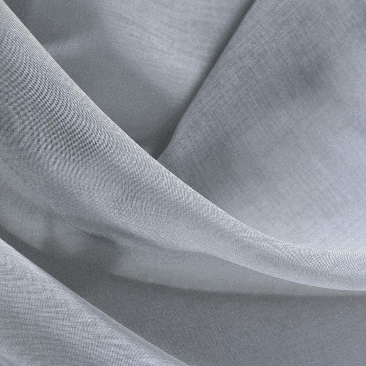 Faux Lin Sheer Gradient Rideaux Voile Grommet Semi Sheer Rideaux pour Chambre Salon Gris Noir Dégradé-Gris Violet,W500xL260cm 1PC,Pull plissé Tape