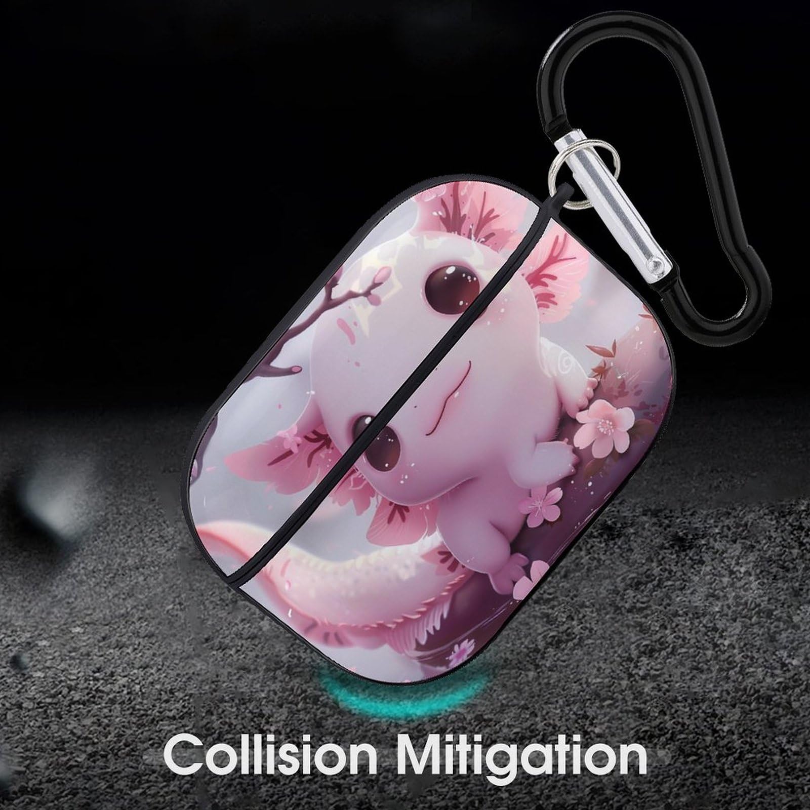 Amazon.com: Cherry Blossom Axolotl Case Cover Compatible with