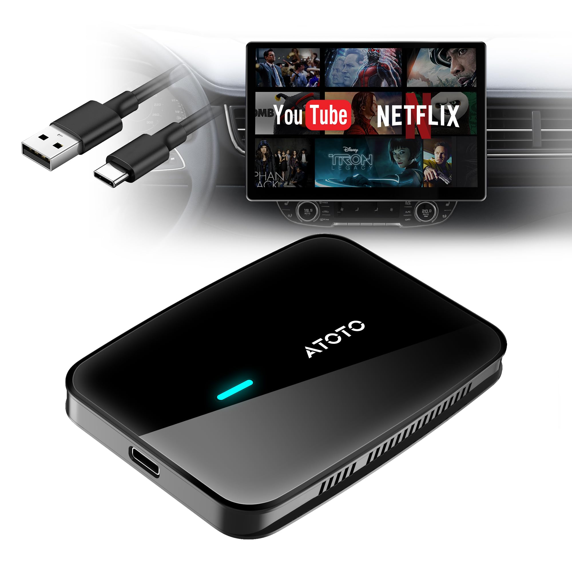 Amazon.com: MYATOTO Magic AI Box, Wireless CarPlay/Android Auto