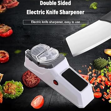 Besyner Sharp Pro, USB Electric Knife Sharpener, With 5PCS Replacement Grinding Tools, Double Sided Knife Sharpener, Quick Sharpening & Polishing, Stable Non-slip Base Quick Sharpening & Polishing