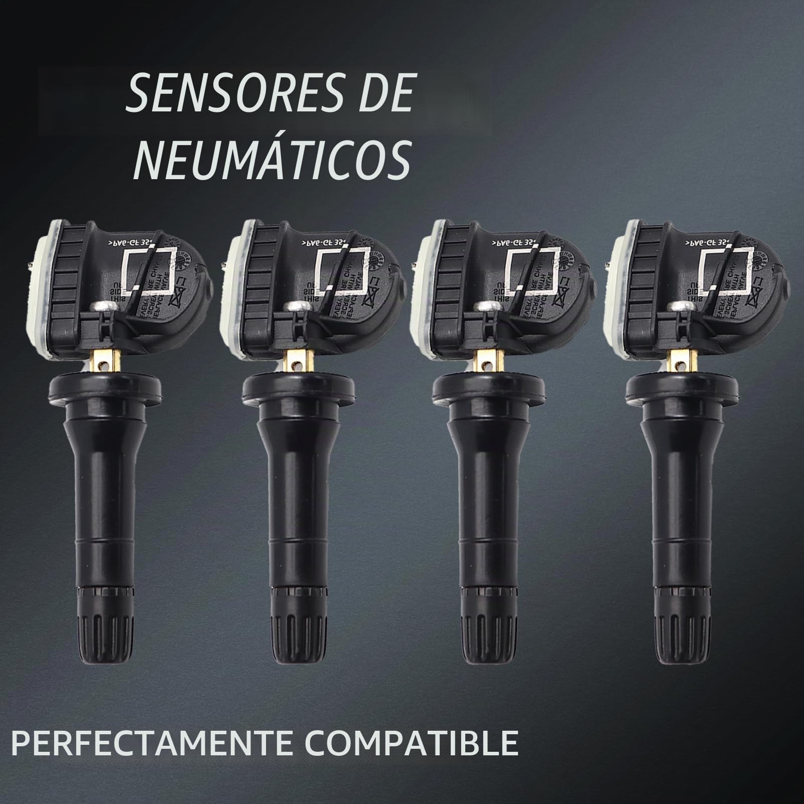 4 piezas TPMS Sensor de presión de neumáticos RDKS para Ford B-Max C-Max II Focus III 2318530 Sistema de control de presión de neumáticos Control de presión de neumáticos 1862980 3021 2562276