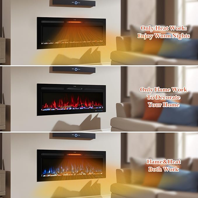 Inserto de Chimenea Eléctrica Smart WiFi 48" miniatura 7