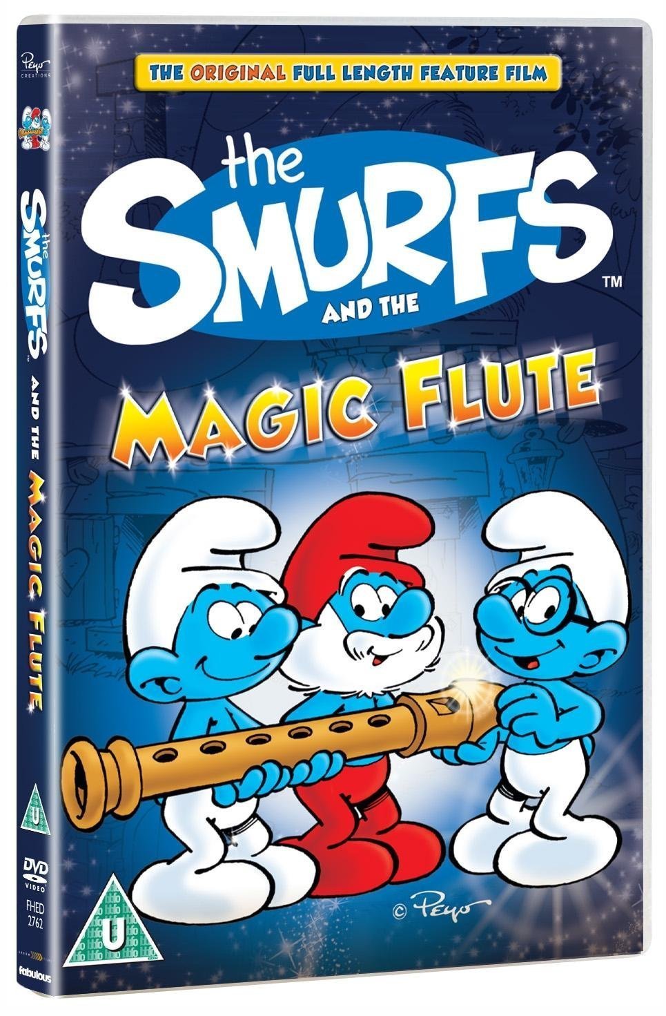 The Smurfs and the Magic Flute - U -  DVD - Tested & Working - Free P&P - VGC