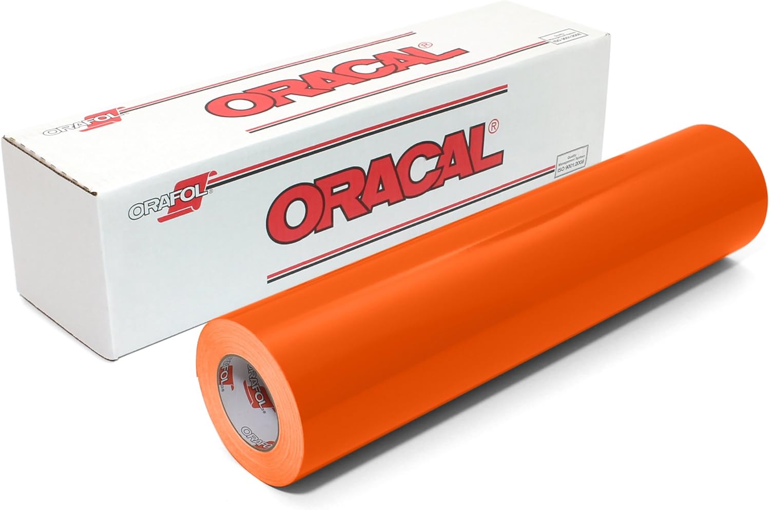 Oracal 651 Glossy Vinyl Roll 12 Inches by 150 Feet - Orange