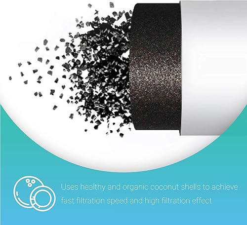 Miniatura 4 de EcoAqua WF1CB Filtro de agua para refrigerador, repuesto para WF1CB, WFCB®, RG100, WF284, NGRG2000, 469910, 9910, paquete de 3