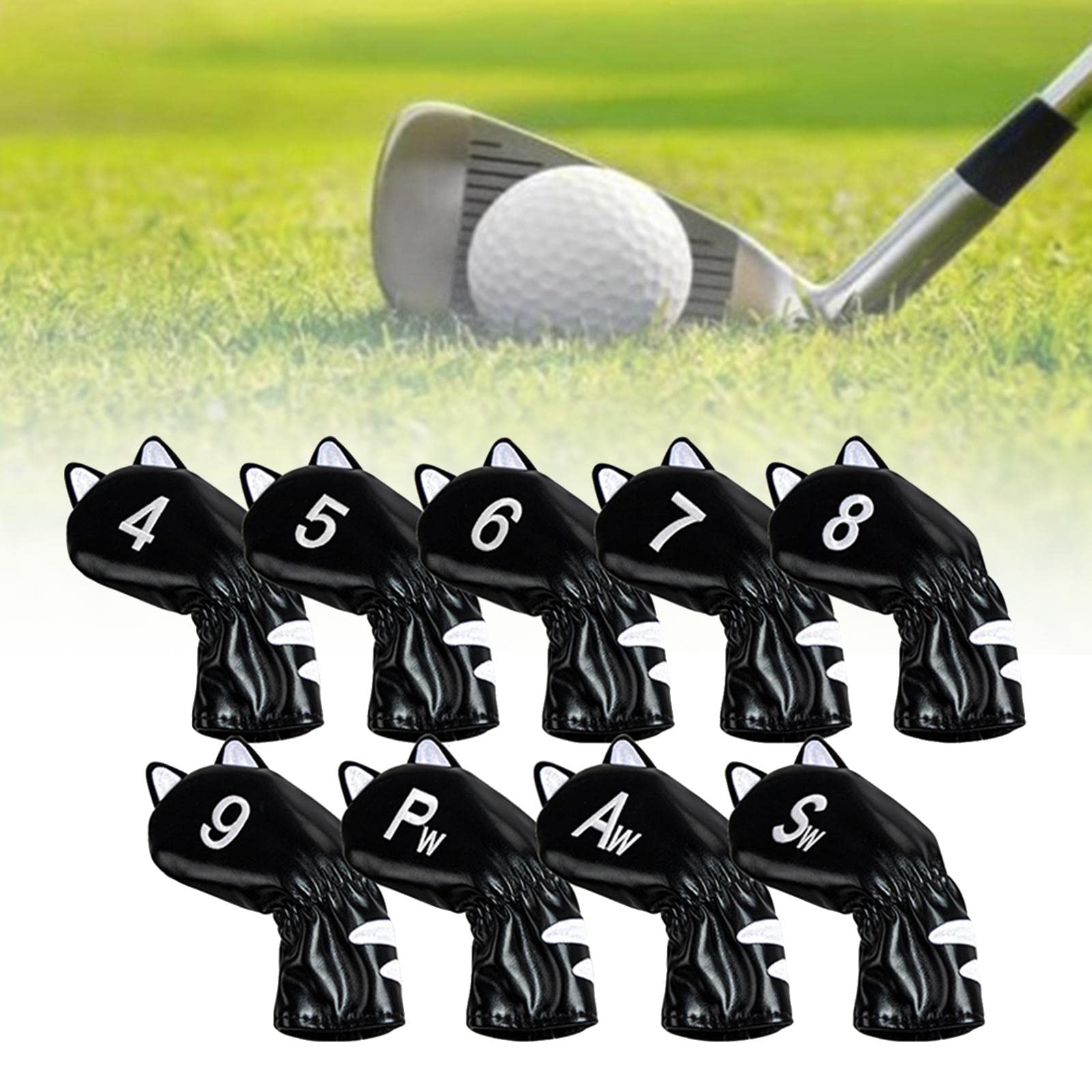 rockible Copritesta Impermeabili per Stecche da Golf, Protezione per Stecche da Golf, Mazze, Putter, Wedge, Attrezzatura Spessa, Copritesta per Putter