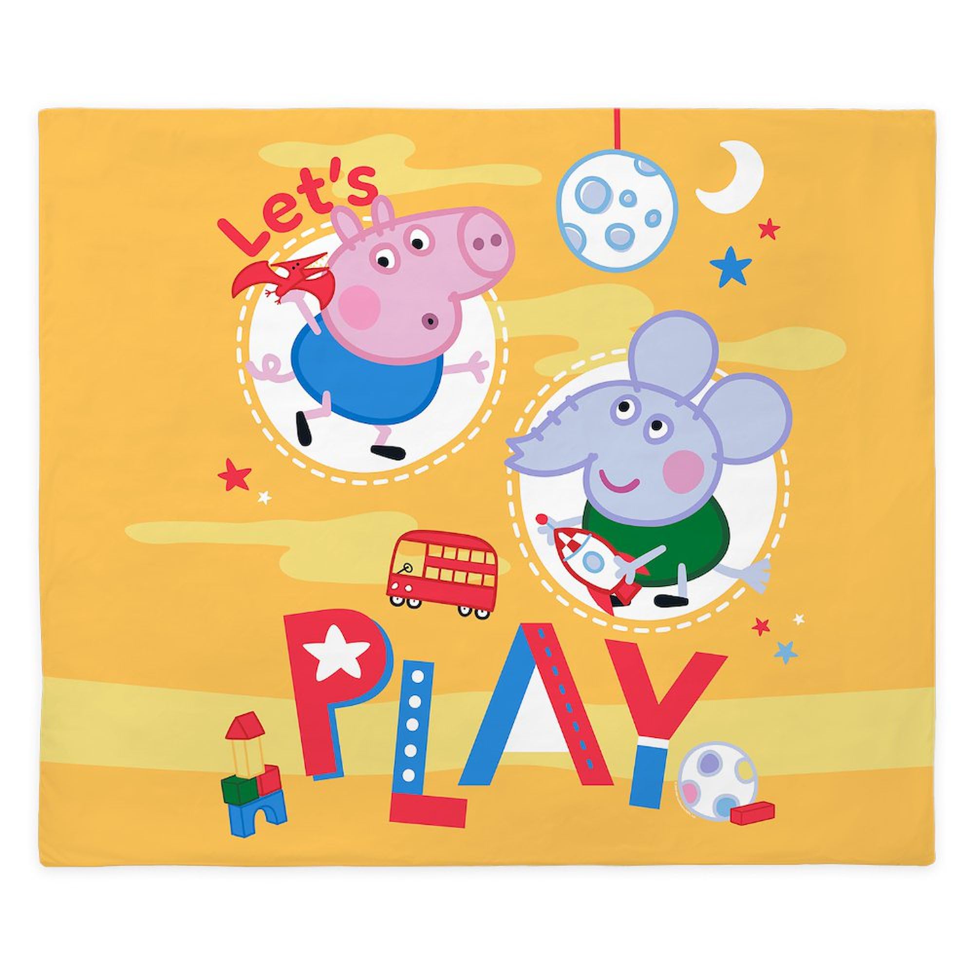 CafePress Peppa Pig: Let's Play King Duvet Cover, Printed Comforter Cover, Unique Bedding