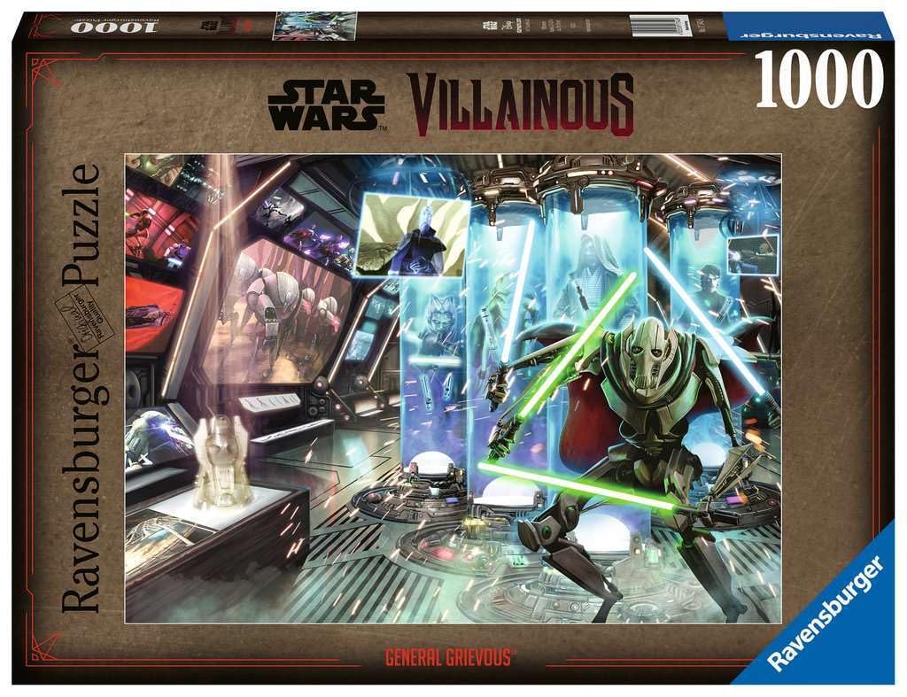 Ravensburger Star Wars Villainous: General Grievous 1000 Piece Jigsaw Puzzle for Adults - 17342 - Every Piece is Unique, Softclick Technology Means Pieces Fit Together Perfectly
