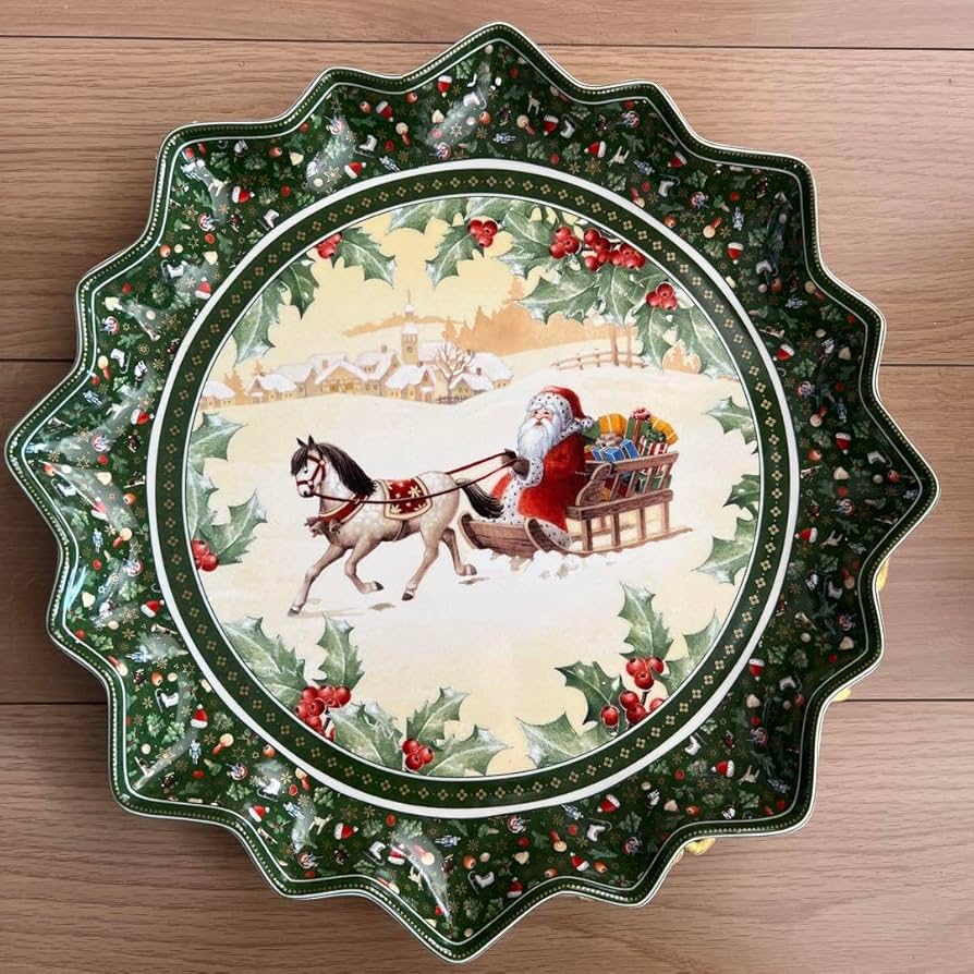Amazon.co.jp: ビレロイボッホクリスマス大皿 ホビー グッズ