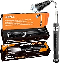 Gifts for Men, LED Telescopic Magnetic Pickup Tool Christmas Gifts for Dad, Technology Gadgets Gifts for Mens who Have Everything, Dad Birthday Presents DIY Tools, Stocking Fillers for Men
