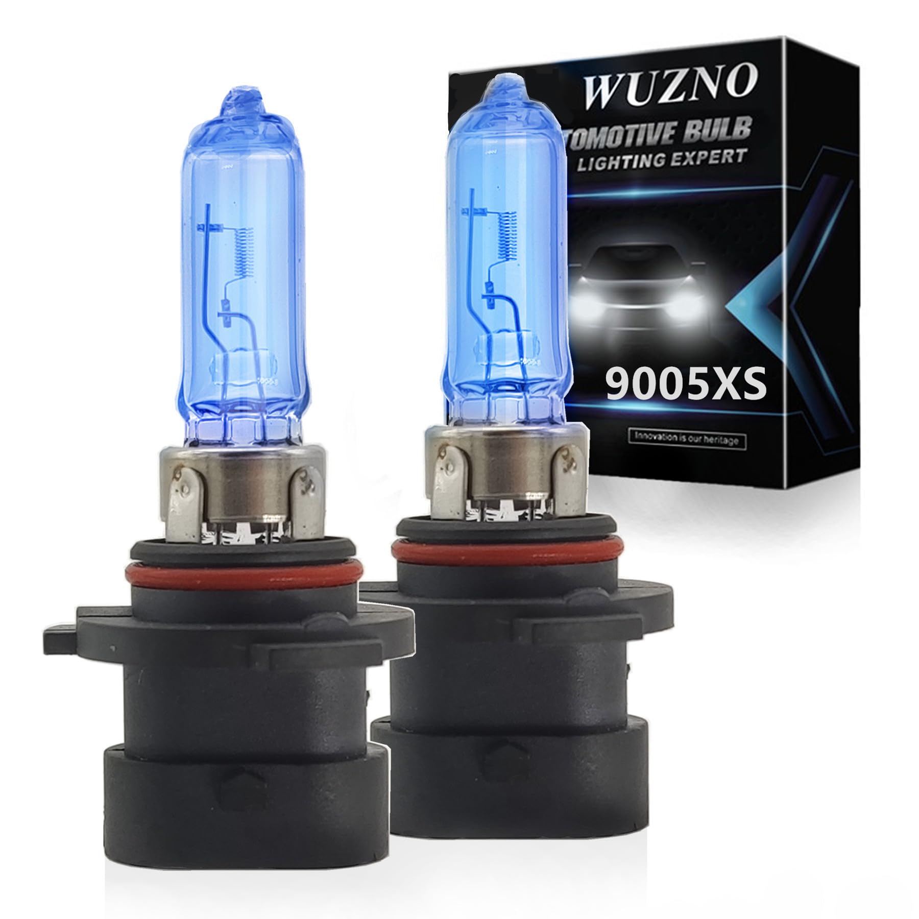 9005XS Halogen Headlight Bulb 12V 60W White 5000k Light Bulbs Headlamp Super Bright 9006xs