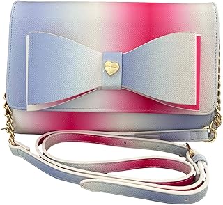 Betsey Johnson Dani Floral Printed Crossbody with Bow Pink Multi One Size