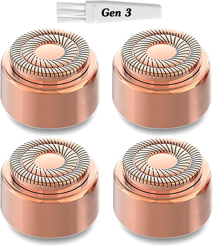 Cabeças de reposição tuokiy Gen 3 para removedor facial Flawless, pacote com 4