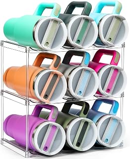 Premium Water Bottle Organizer for Stanley 40OZ & Various Bottles, Tumblers