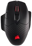 CORSAIR Dark Core SE - RGB Wireless Gaming Mouse - 16,000 DPI Optical Sensor - Comfortable & Ergonomic - Qi Charging (Renewed)