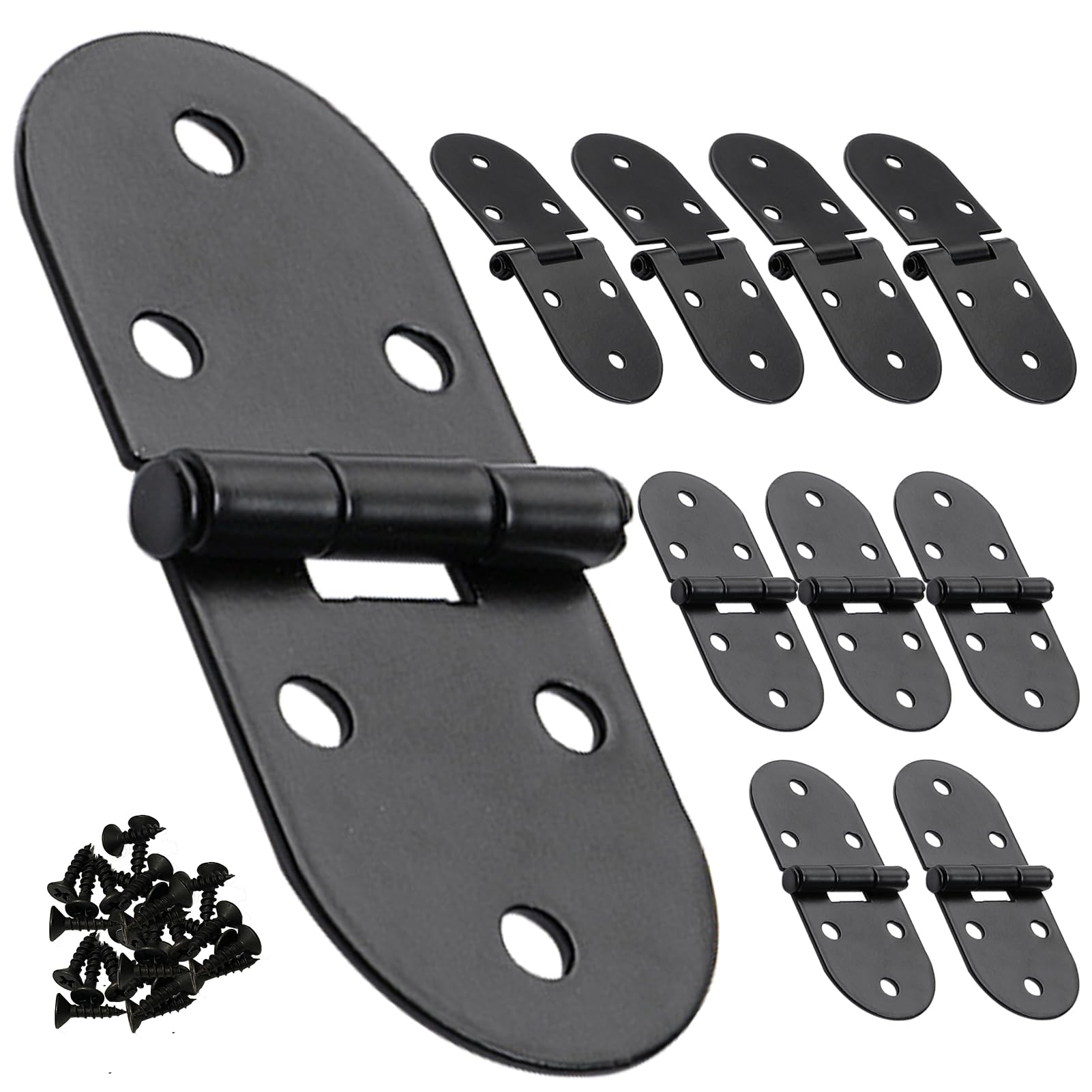 Photo 1 of 3-5/32 x 1-3/16 Inch (80x30mm) Folding Flip Top Hinges 10 Pack