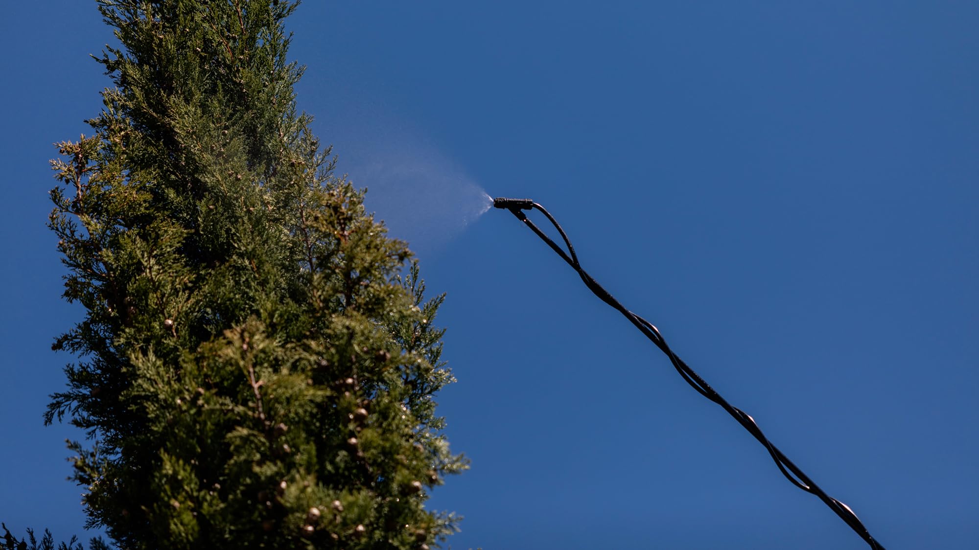 Matabi Lance de Pulvérisation Télescopique - 5,4 m de haut - Fabriquée en Fibre de Verre - Convient à la Plupart des Pulvérisateurs - Idéale pour le Nettoyage des Jardins et des Toits - Fait en Europe