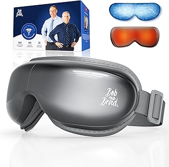 Eye Massager with Heat and Cooling, EyeOasis 3 Eye Mask for Migraine FSA Eligible/HSA Eligible, Heated Face Massager for Dry Eye Strain Eye Relief, Temple Massagers for Stress Relief