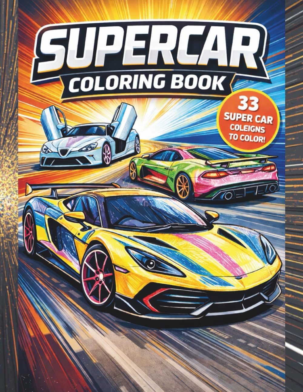 33 Sports Cars, Supercars & Hypercars to Color | Fun Coloring Pages for Boys, Girls & Car Lovers