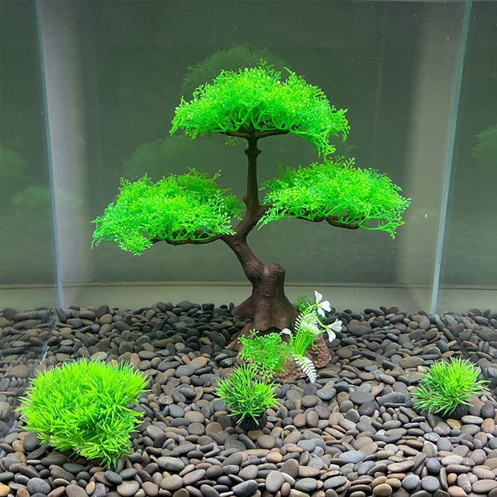 1点限り‼️ 人工水草 水槽内装 水族館植物 オーナメント Amazon | 水槽用 人工水草 人工植物 水槽 オーナメント