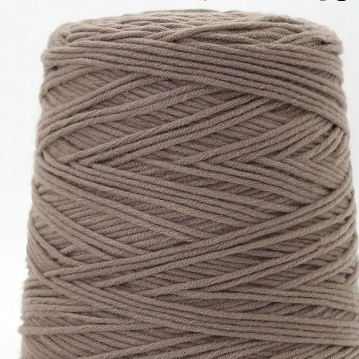 VICIYOO 400g Tufting Cylinder Yarn 8Strands of Milk Cotton Tufting Wool DIY Hand-woven Carpet Yarn Bulk