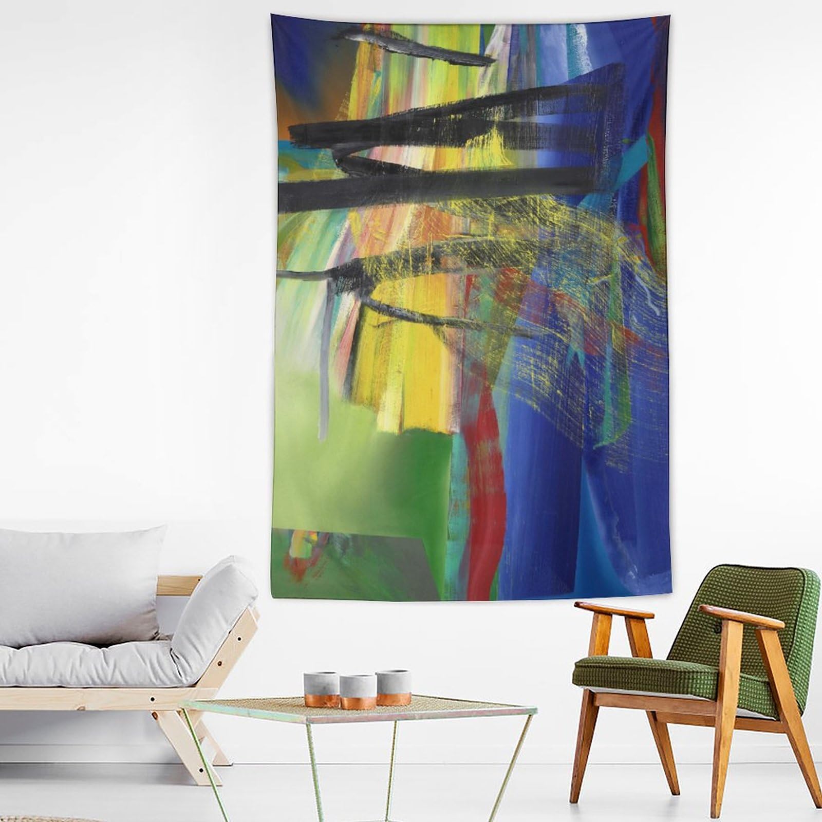 Amazon.com: Broom by Gerhard Richter Canvas Art Tapestry Print