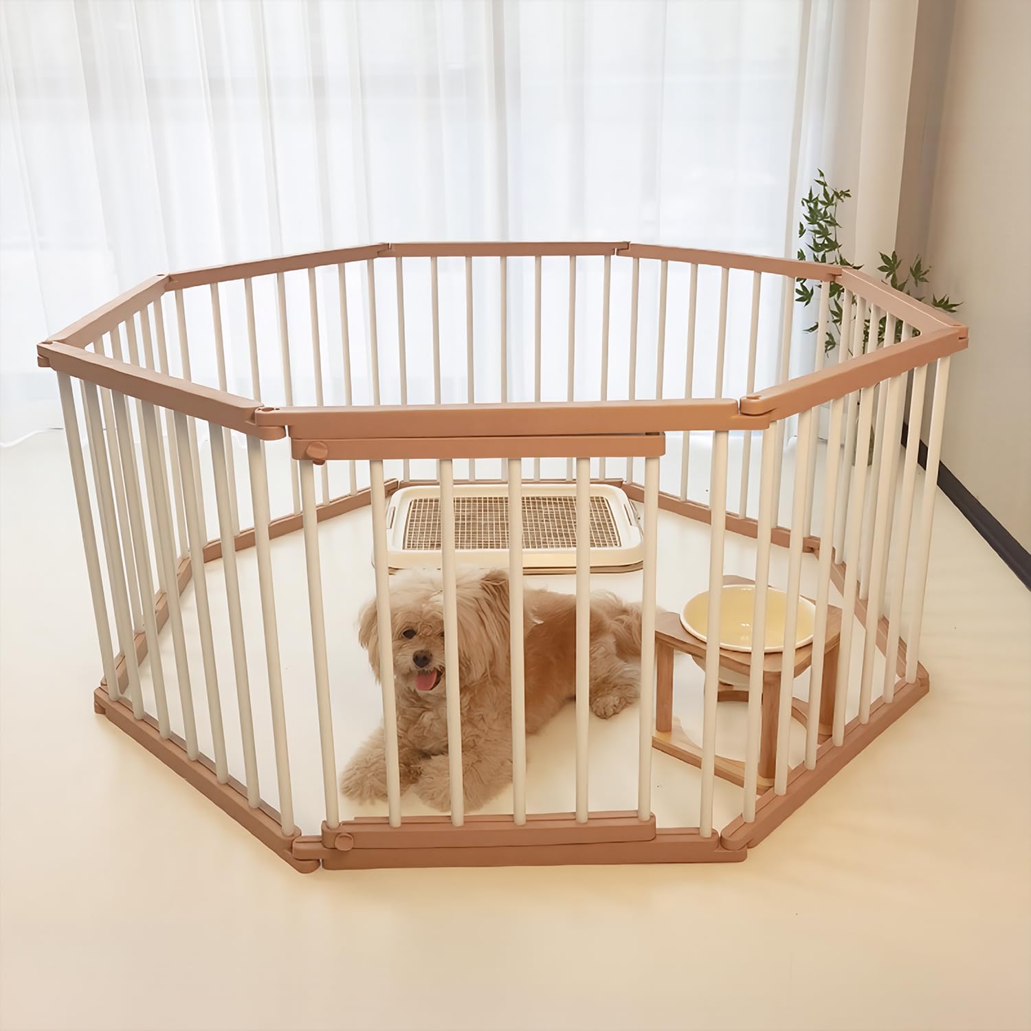 ペットサークル 犬 サークル ドア付き 室内外兼用 自由にレイアウトOK 折り畳 Amazon | ペットサークル 犬 サークル ドア付き 室内外兼用 自由に