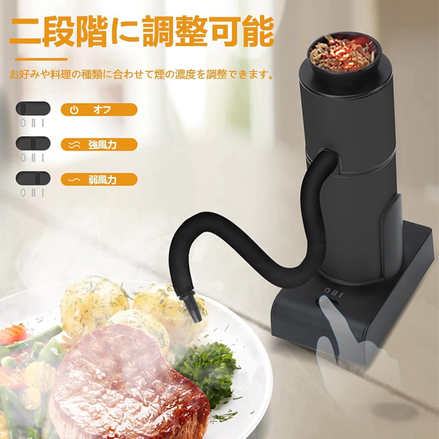 Amazon.co.jp: GoldenRiver 燻製器 スモーカー 料理 家庭用 自宅 屋外
