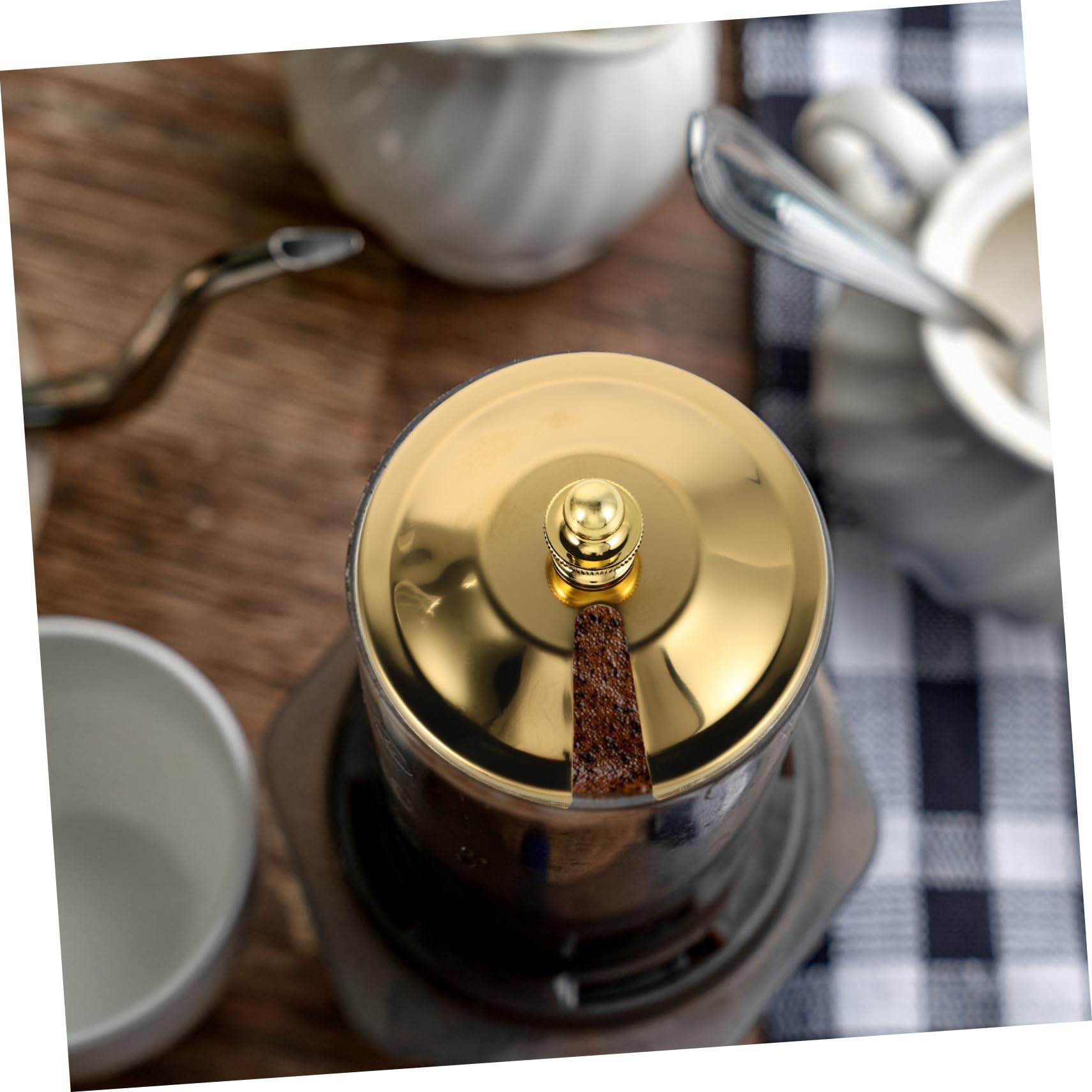 LIFKOME Ersatz Kaffeekannen Deckel Edelstahl Kaffeekrug Deckel Hochtemperaturbeständig Auslaufsicher Passend Für Kaffeezubereiter Zuhause Büro Küche Zubehör