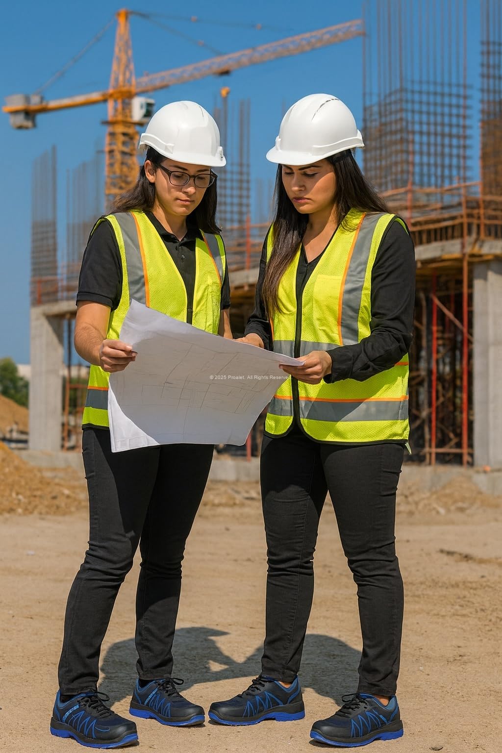 Proalet Pro İş Güvenliği Ayakkabısı, Kompozit Burun, Kaymaz Taban, Çorap Tutucu, Yumuşak İç Zemin, Premium Çift Kat Tabanlı, Hafif, Spor, Rahat Kalıp, Şık Tasarım (No:46)