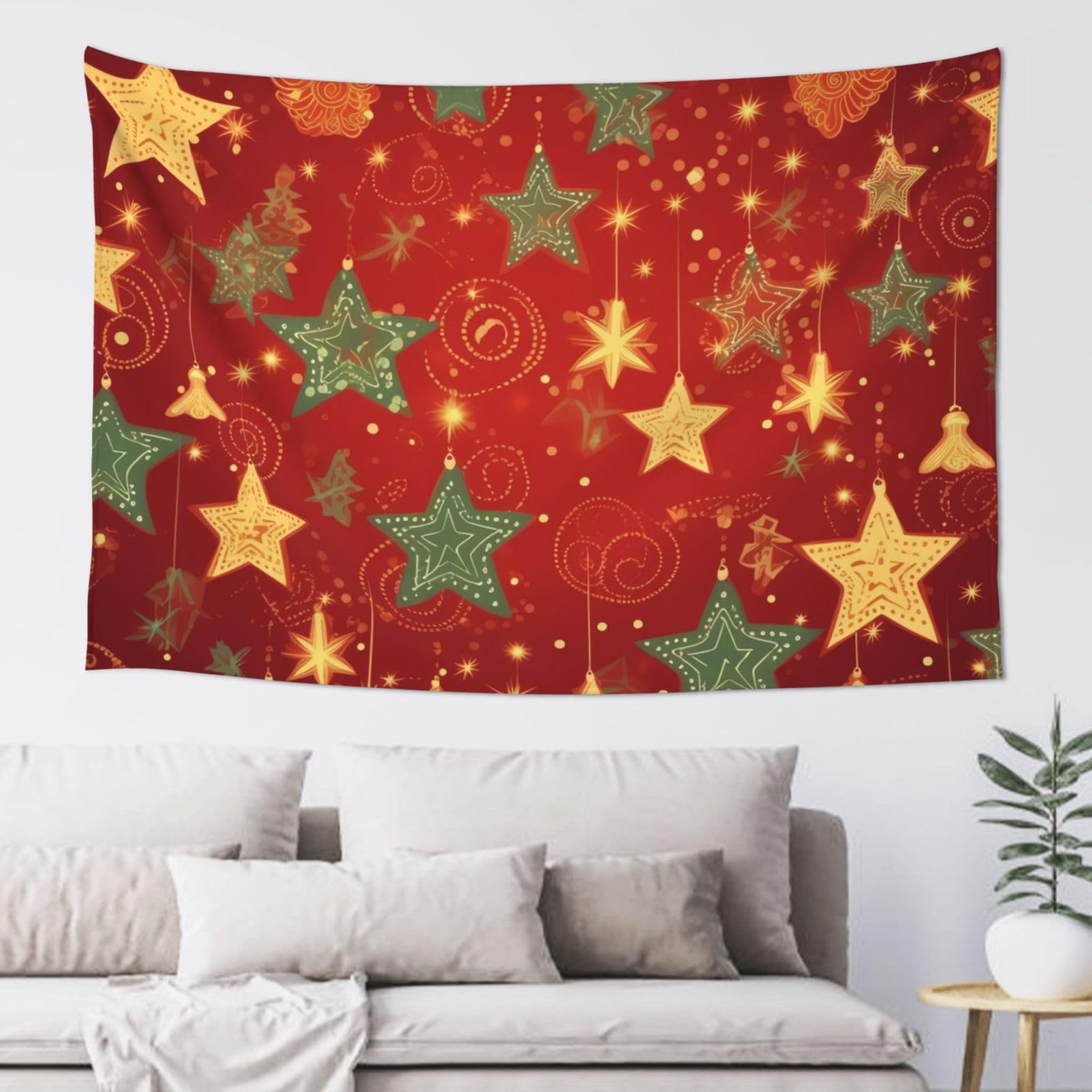FodPand Christmas Tapestry for Bedroom Aesthetic, Wall Hanging Tapestries Art Decor Backdrop Wall Tapestry for Dorm Living Room Funny Poster Party Banner Background 40" X 60"