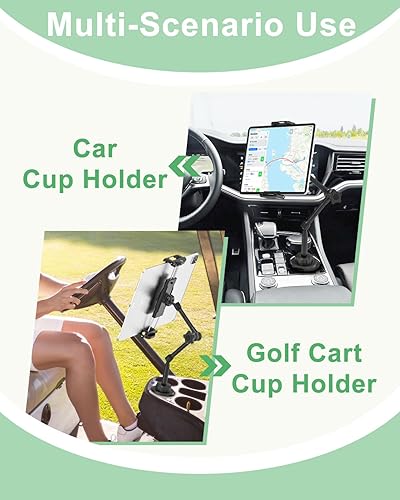 Miniatura 5 de Soporte para tablet de automóvil, soporte para tableta de metal plegable de 360, soporte para tableta de camión, soporte de cinta de correr para