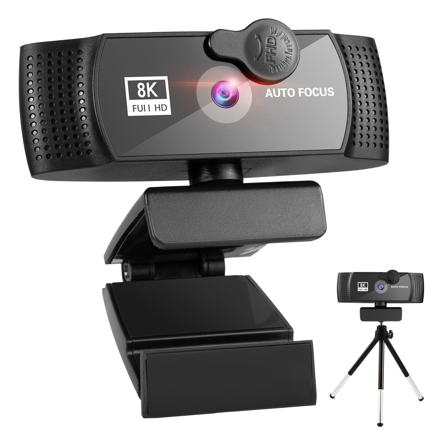 8K 4K 1080P Full HD Web Camera Auto With Microphone USB Cam For PC Computer Laptop Video Mini(8K)