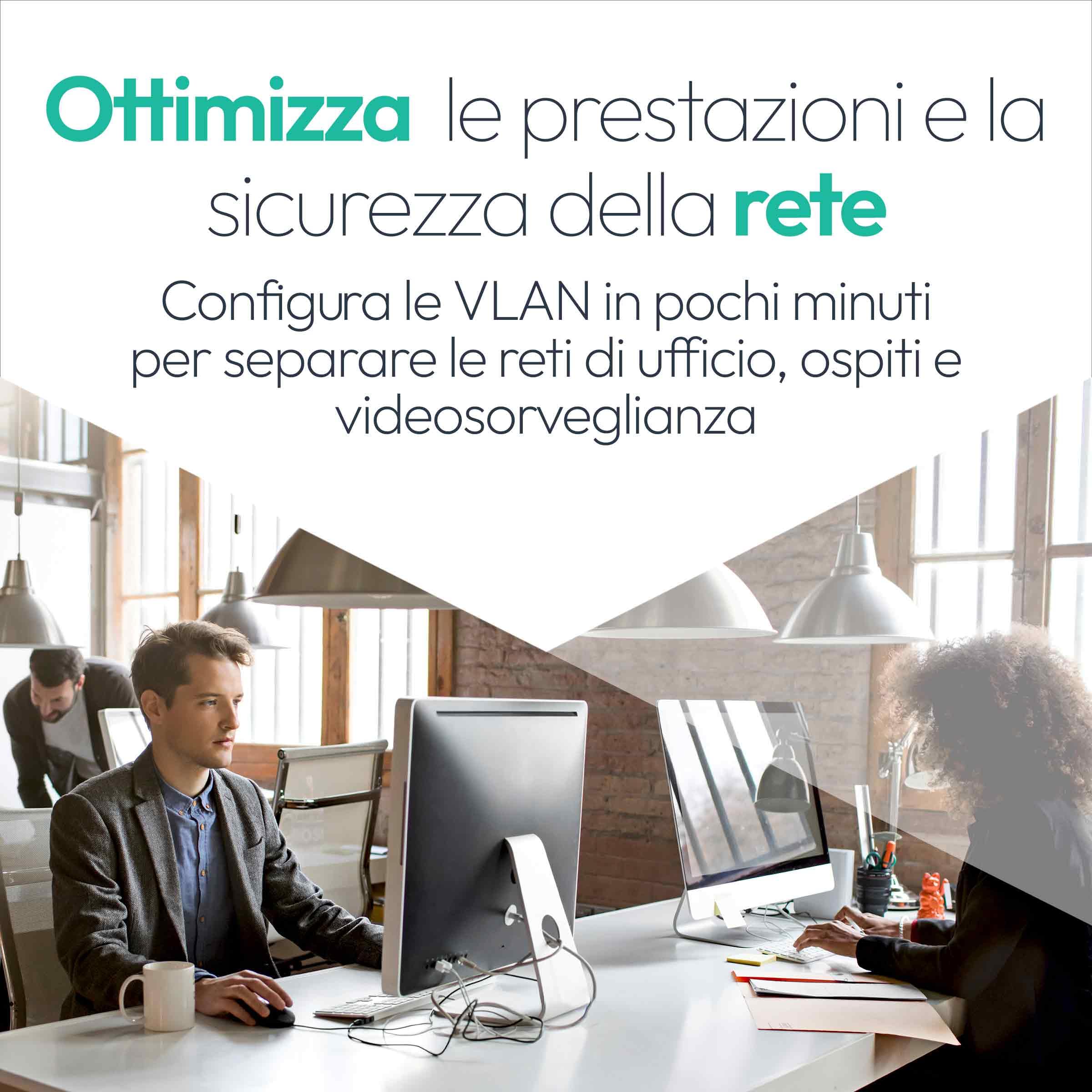 NETGEAR Router 10G/Multi‑Gigabit Dual WAN Pro con Insight Cloud Management (PR60X) – 10G SFP+ – Protezione failover – 32 VLAN – Configurazione VPN IPSec – Design rackmount