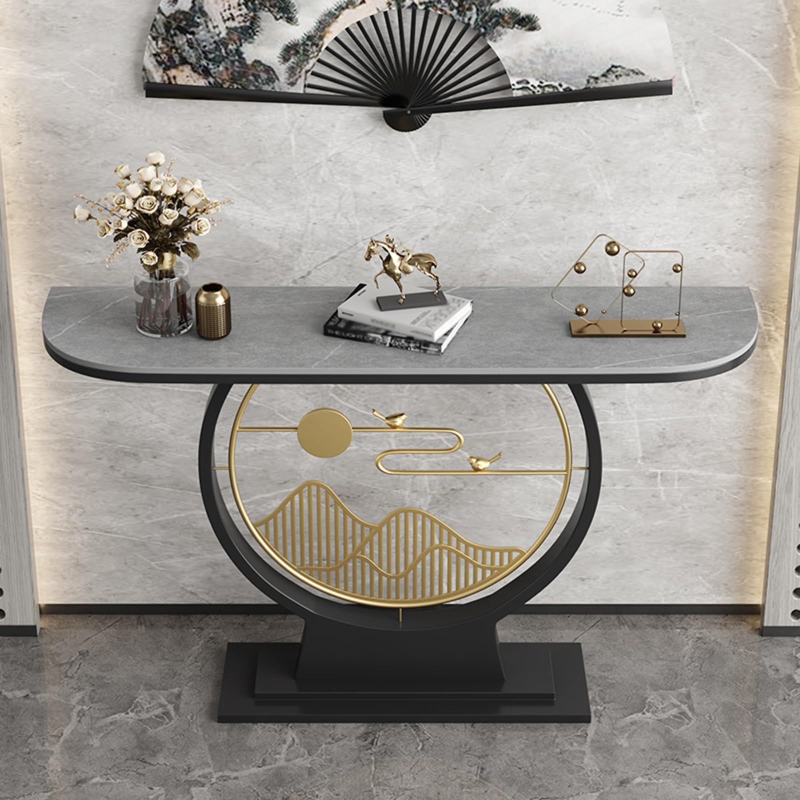 Mesa consola para salon y entrada de diseño elegante