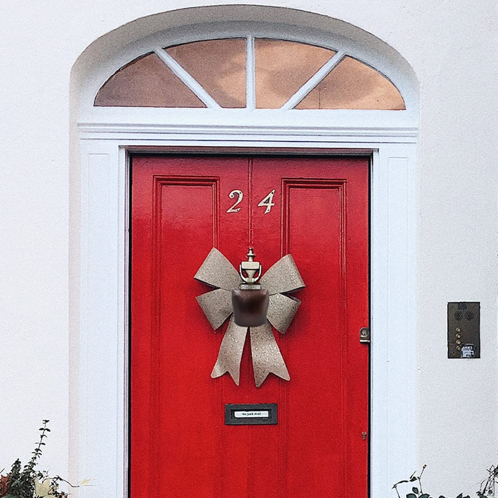 Yitexin Eisenglocken 2 Stück - Große Kuhglocken 7,5x5,5x9,5cm Für Tiere & Dekoration