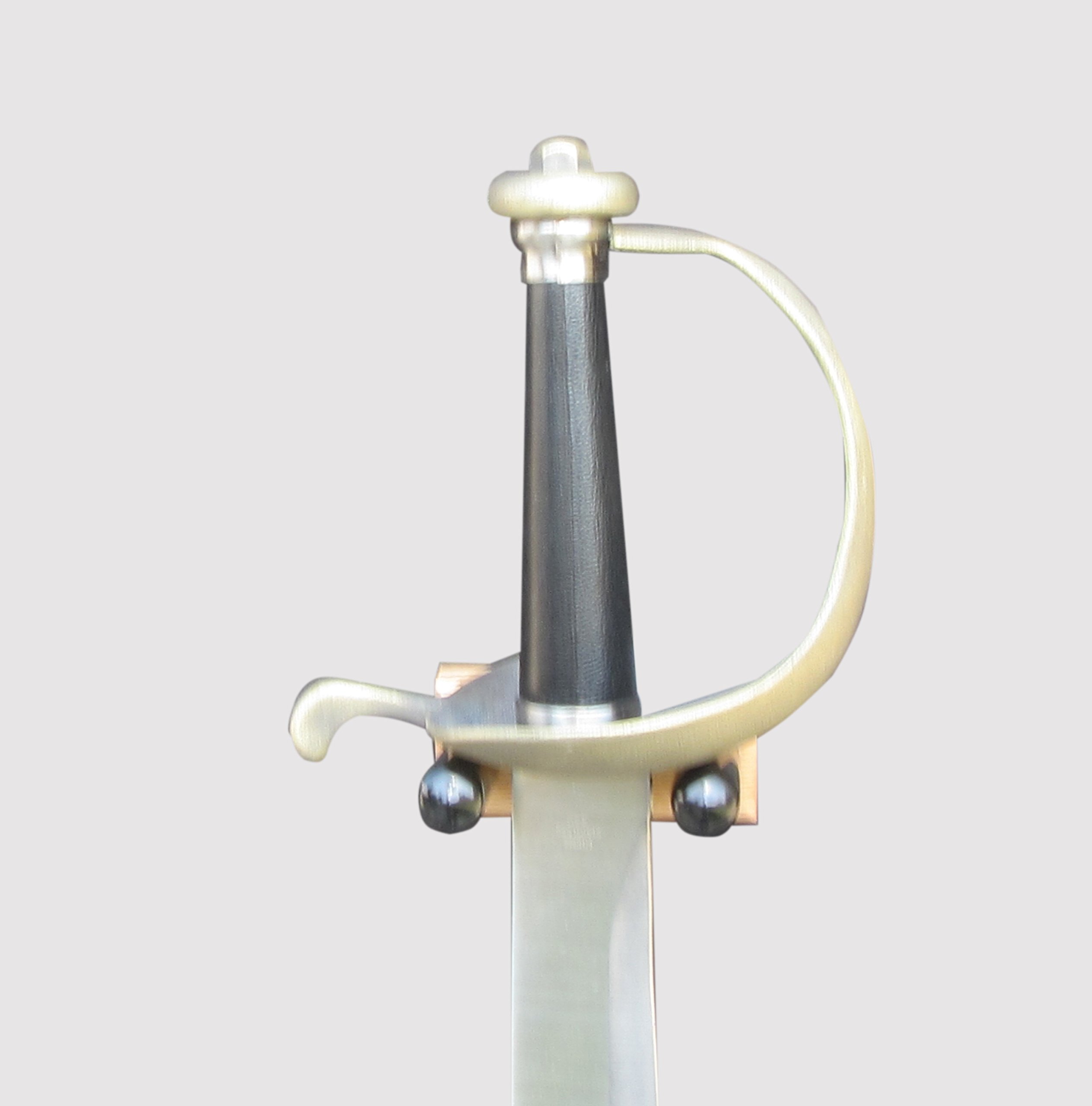 KR Ideas Standard Vertical Cutlass Sword Wall Mount (Made in The USA) (Oak)