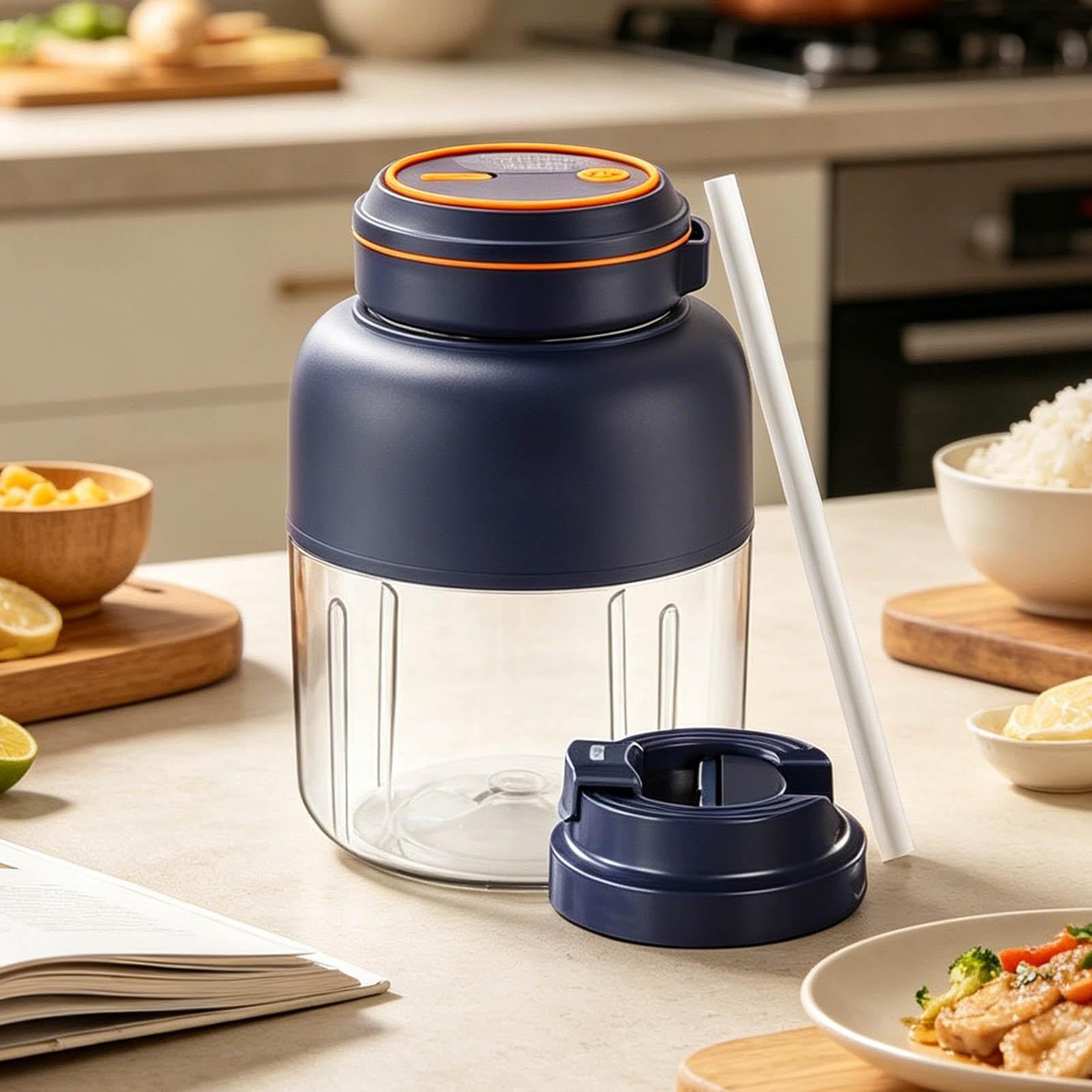 Batidora Licuadora Portátil Vaso Mezclador Eléctrico Inalámbrico Personal | Licuadora Portátil Personal Para Batidos Café Bebidas Comida Viaje Gimnasio Cocina Playa Pícnic Camping Mesa Hog