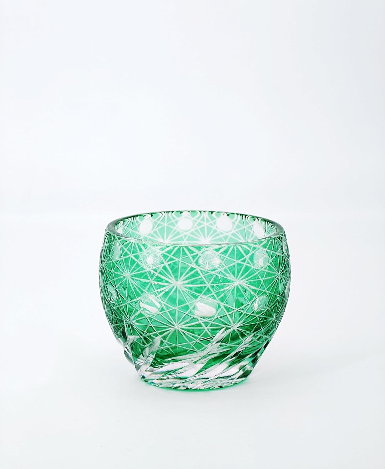 フランスアンティーク ヴァセリンガラス 花瓶 花器 フラワーベース