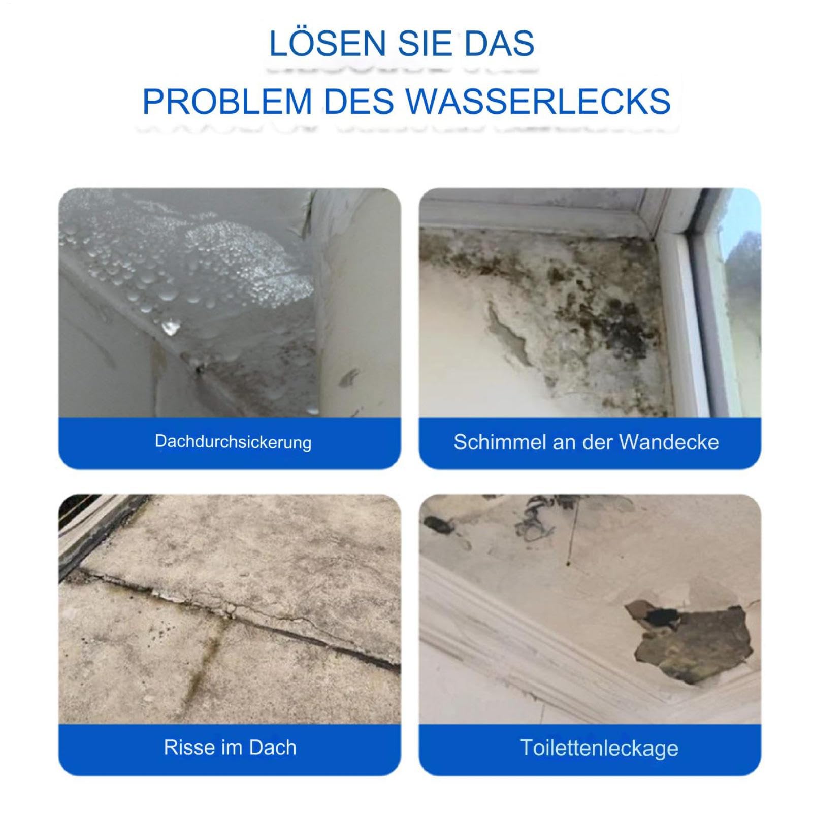 Klarer Fliesenkleber – Unsichtbarer 35-Unzen-Bodenkleber, wasserfester